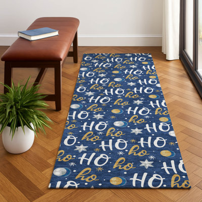 Tapis de Noël HohoHo lavable à la machine de qualité supérieure Lelland AMF1810