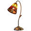 Lampe de bureau Tiffany Dragonfly Arc