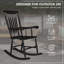 Chaise berçante en bois Classic Comfort