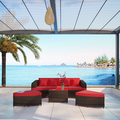 Modway Monterey Outdoor Patio Sectional Sofa