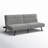 Brumbley 69.8'' Twin Upholstered Futon with Split Back-1460046122
