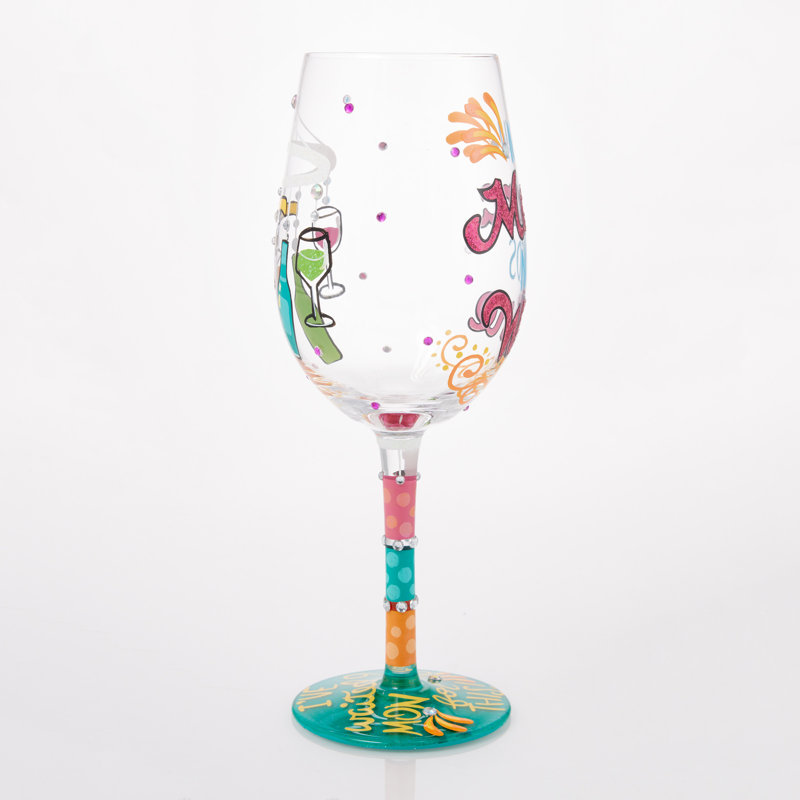 Verre à vin 15 oz Lolita New Mama Needs Wine