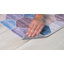 Tapis à motif géométrique mauve / crème de 5 pi x 8 pi (5 pi 3 po x 7 pi 7 po) Silas de Branch Branch, contemporain, à poils moyens et résistant aux taches-1824933776