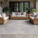 April Geometric Beige & Gray Indoor / Outdoor Area Rug