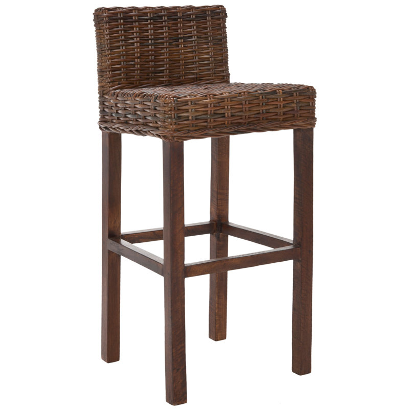 Tabouret de bar Montclare Cappuccino Mango, Brun
