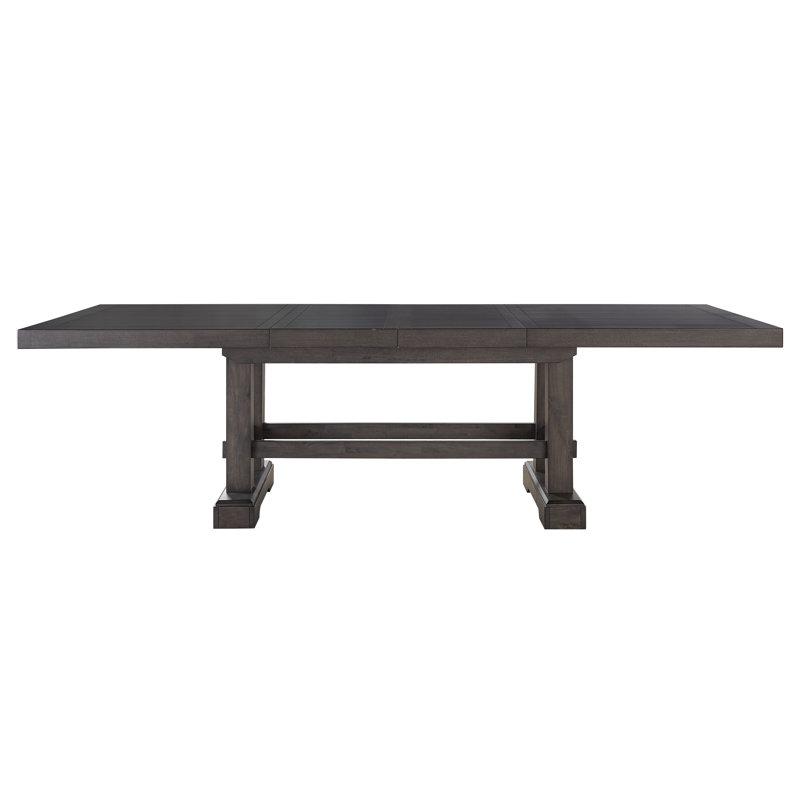 Table de salle à manger extensible Osbourne, Brun
