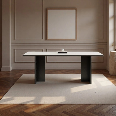 Fashionable and simple rectangular dining table