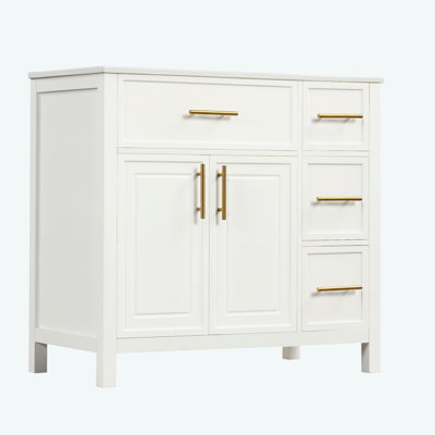 36" Bathroom Vanity with Sink Top