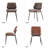 Aura PU Leather Upholstered Dining Chairs,Side Chair for Dining Rooms,Kitchens,Living rooms-1914874148
