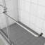 Porte de douche coulissante en verre trempé 70 po H-122762253
