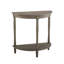 Table d'appoint antique avec tablette inférieure