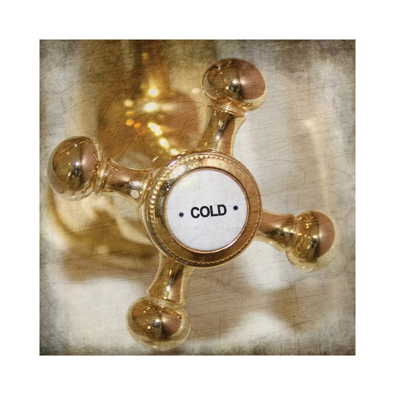 Faucet Cold by Kimberly Allen - Wrapped Canvas Print, 93.98cm H x 93.98cm W x 1.91cm D
