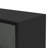 Curved Design Storage Cabinet With Three Doors And Adjustable Shelves-1238447670