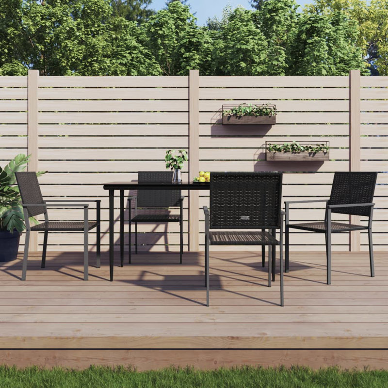 Chaise de patio avec coussin