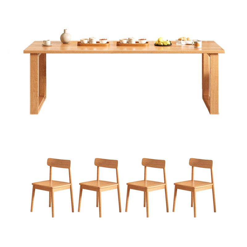 Ensemble de salle à manger rectangulaire, H 29,53 po x L 70,87 po x l 33,46 po