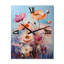 Delorese - Horloge murale champ de fleurs-1267390663