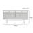 Retro Roller Shutter Door Buffet Table