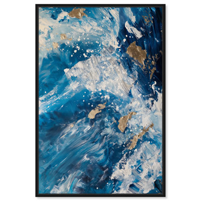Starlit Gold Canvas Elegant Abstracts par Art Remedy