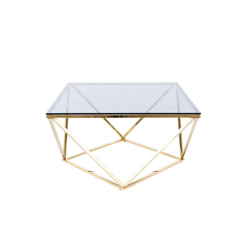 Azu Frame Coffee Table, 80cm H x 80cm L x 80cm D