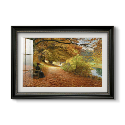 Blanche " A Wooded Path In Autumn " by Hans Andersen Brendekilde
