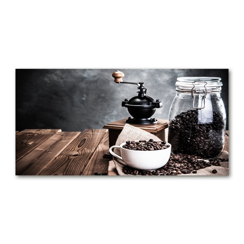 Coffee Grinder - No Frame Print on Canvas, 50cm H x 100cm W