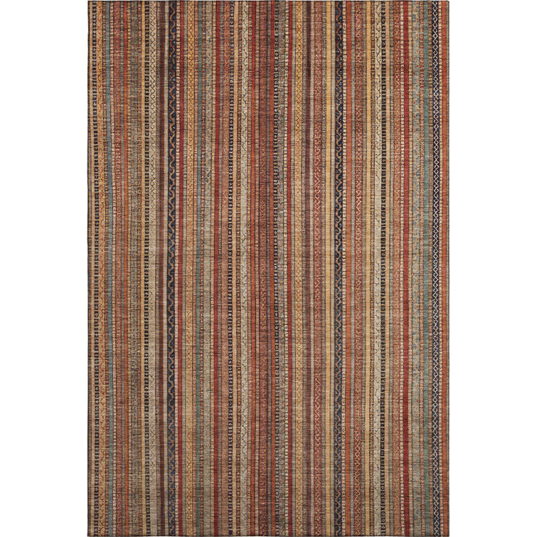 Premium Machine Washable Baford AMF1654 Stripes Rug