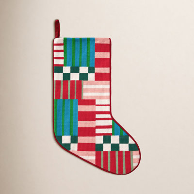 Abstract Needlepoint Stockings Needlepoint Stocking