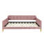 Lit de jour double rembourré pleine grandeur avec 4 pieds de soutien, beige-1559302109-1559302108