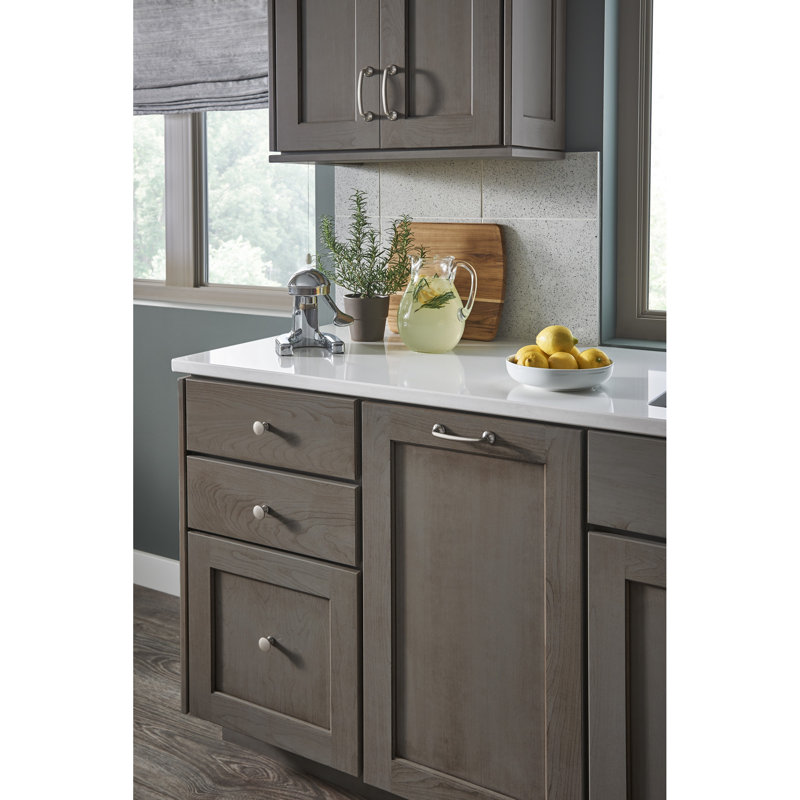 Pewter Oil Rubbed Round Mushroom Knob with Mounting Hardware