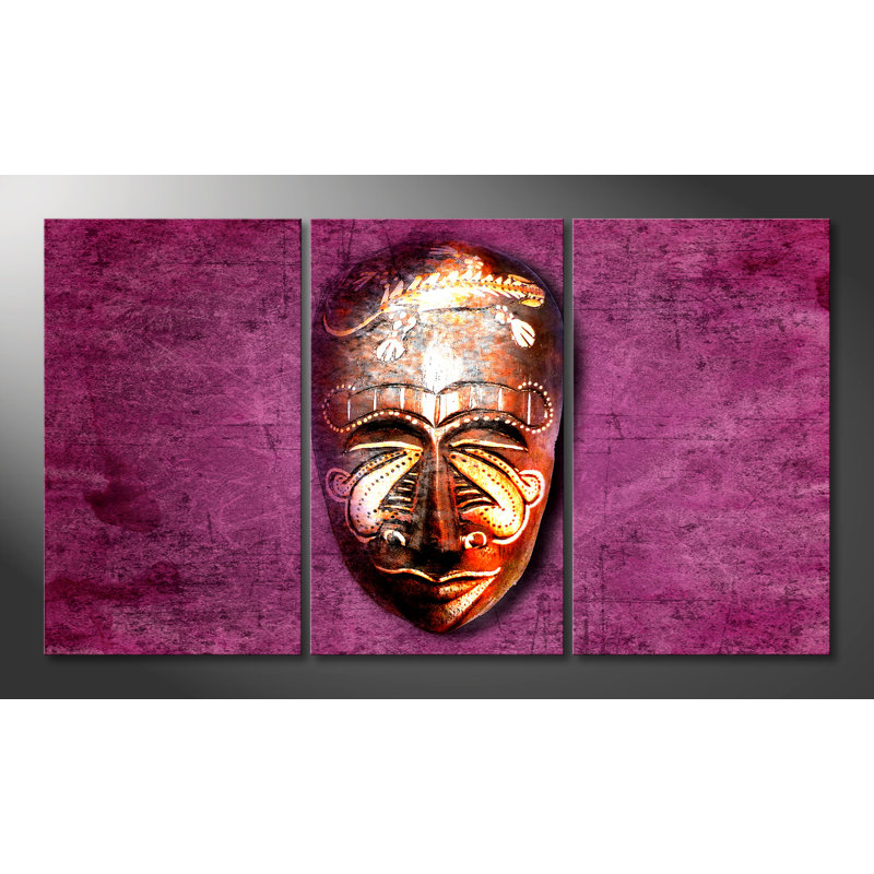 Afro Moment - Wrapped Canvas Print, 100 cm H x 180 cm W, 3-piece canvas set