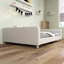 Lit de jour rembourré en tissu Sherpa pour enfants confortable avec dossier en forme de nuage-137639462-137639457