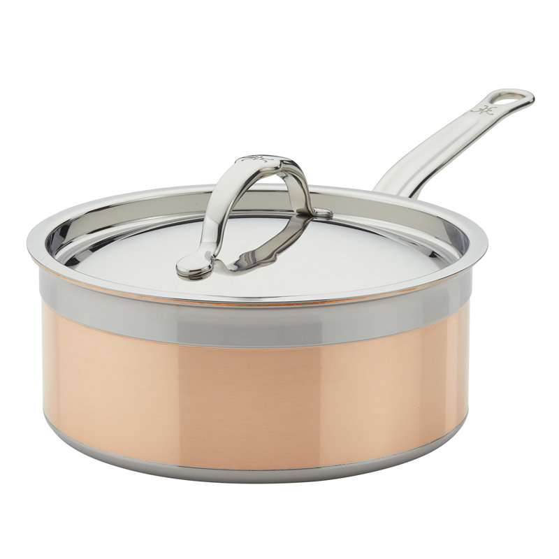 Casserole recouverte de cuivre Hestan, 3 pintes