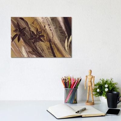 Bouquet D'or Li by Anne Brochard - Wrapped Canvas Gallery-Wrapped Canvas Giclée