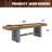 Barrington Urban Shuffleboard Table With Scratch-Resistant Playfield and 8 Puck Set-88911383