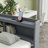 2 Drawer Solid Wood Bookcase Bed with Power Outlets and USB Charging Ports-127556143-127556140