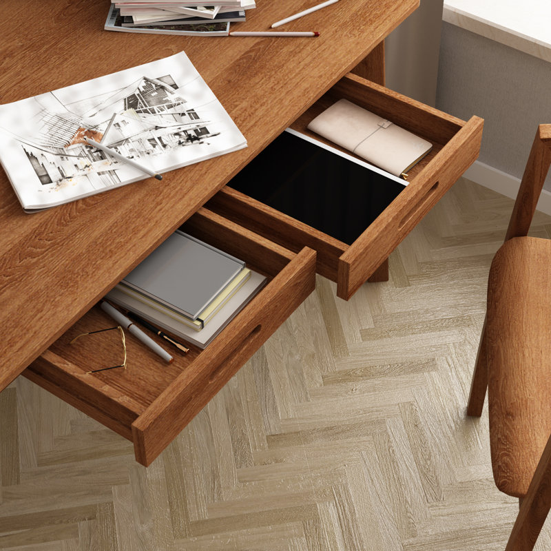 Bureau d'écriture Baggio, H 29,5 po x L 47,2 po x l 21,7 po, Noyer