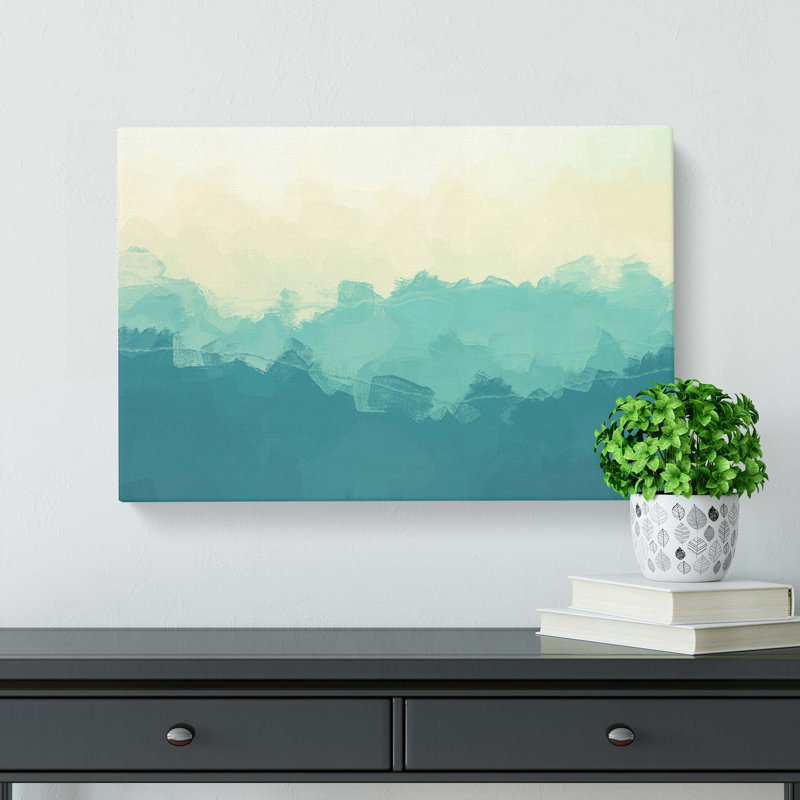 The Great Smokey Mountains in Abstract - Wrapped Canvas, 35cm H x 50cm W x 3cm D