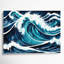 Art mural sur toile, "Nautical Waves"-177149907