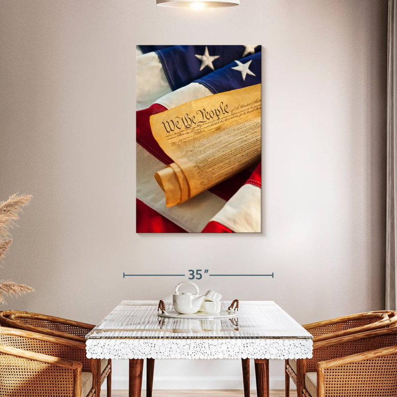 Keiri American Flag Preamble, 30" H x 20" W
