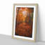 Autumn Forest Pathway in Abstract - Framed Print-55456918-55456919