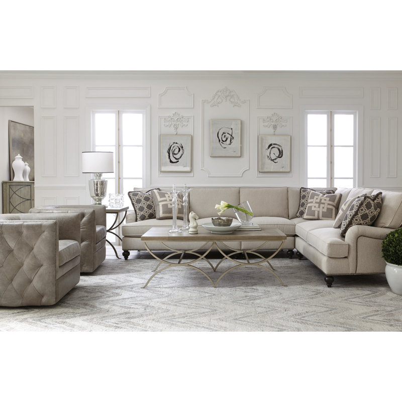 Palazzo Swivel Barrel Chair, Brown Genuine Leather