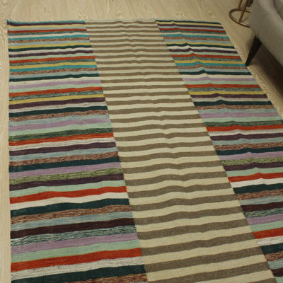 Ames Wool Striped Indoor Rug