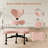 Olamide Ergonomic Cross-Legged Swivel Office Chair, Pink Desk Chair Adjustable Height Meditation Chair with Back Support, Office/Home Chair-1292633849