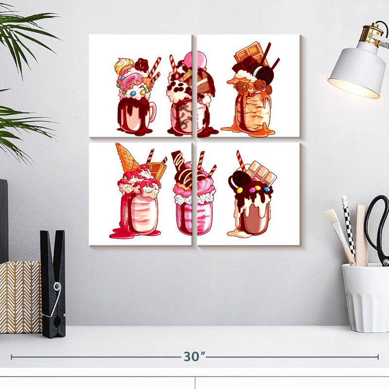 Yarlin surchargé Milkshakes, H 18 po x l 18 po