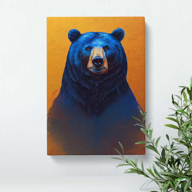 XV1022-4265X Stupendous Bear - Print, Wrapped Canvas, No Matte, 50cm H x 35cm W