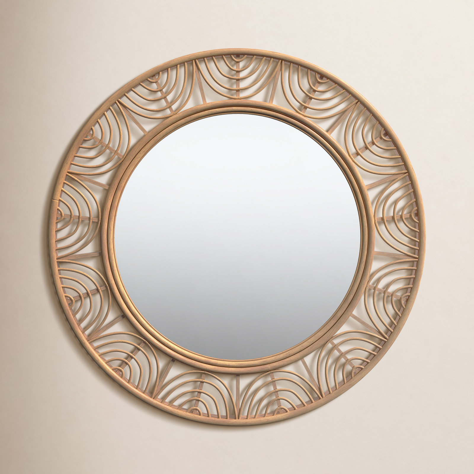 Fantine 36" Round Accent Mirror