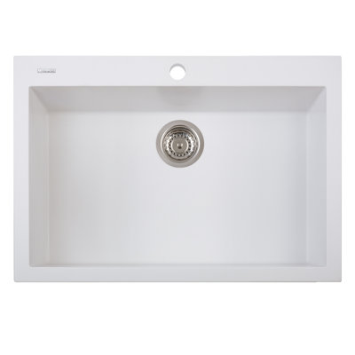 30" L x 20" W Drop-In Quartz Kitchen Sink