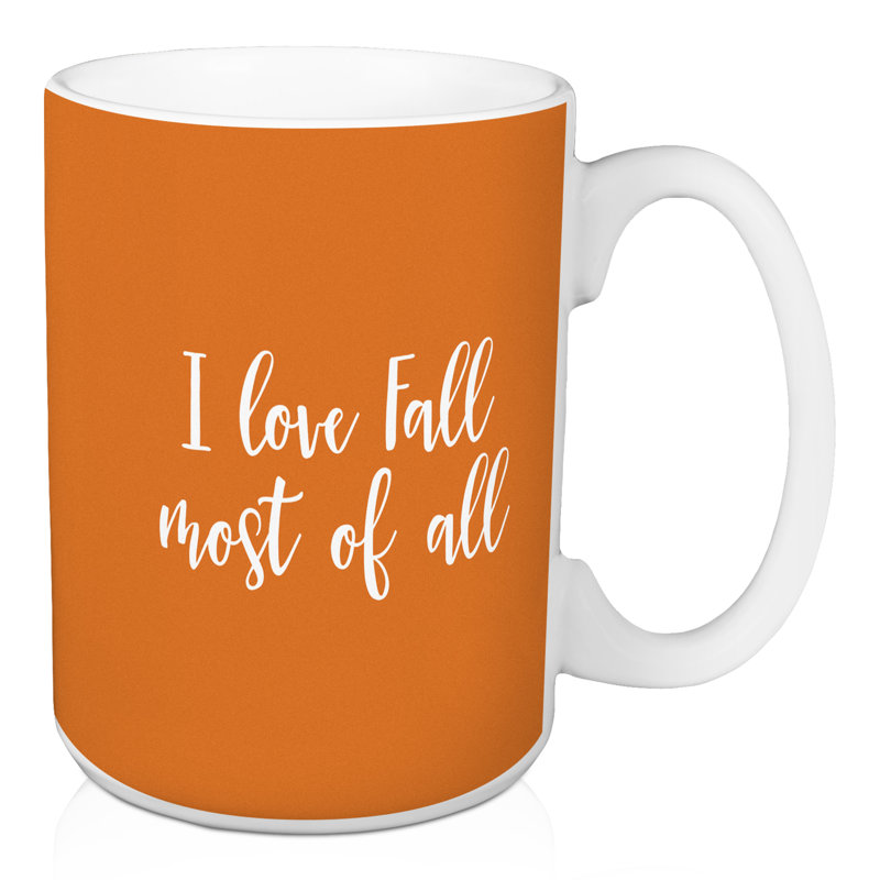 Nussbaum Ceramic Coffee Mug, Orange