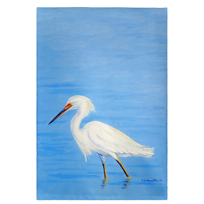 Serviette à main snowy aigrette Schechter