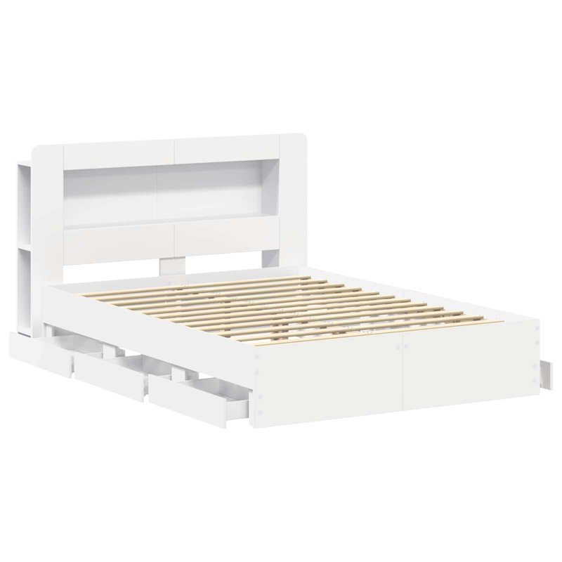 Bed Frame, Kingsize (5'), White